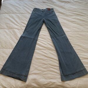 Women's Blue Flared Jeans